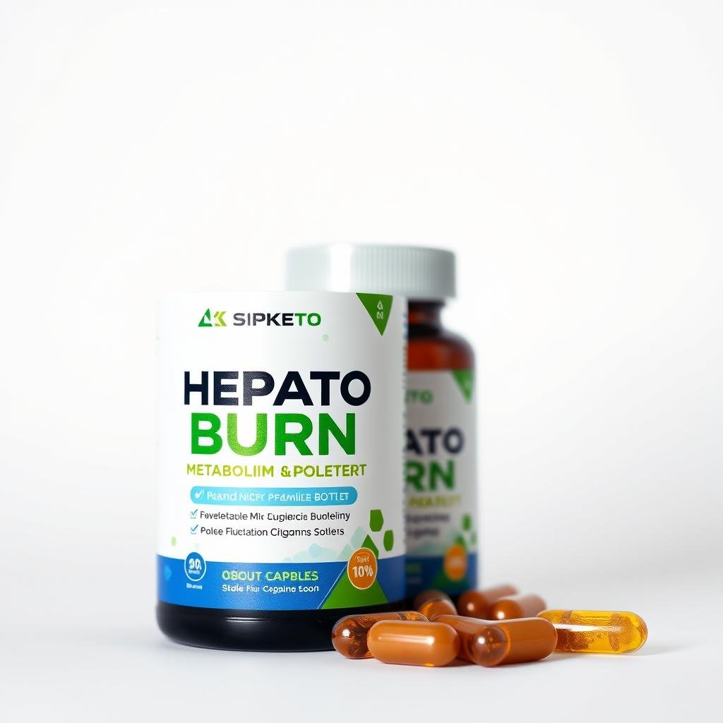 HepatoBurn metabolism booster supplement bottle and packaging