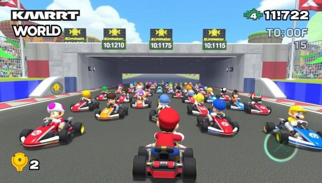 Knockout Tour mode from Mario Kart World on Nintendo Switch 2