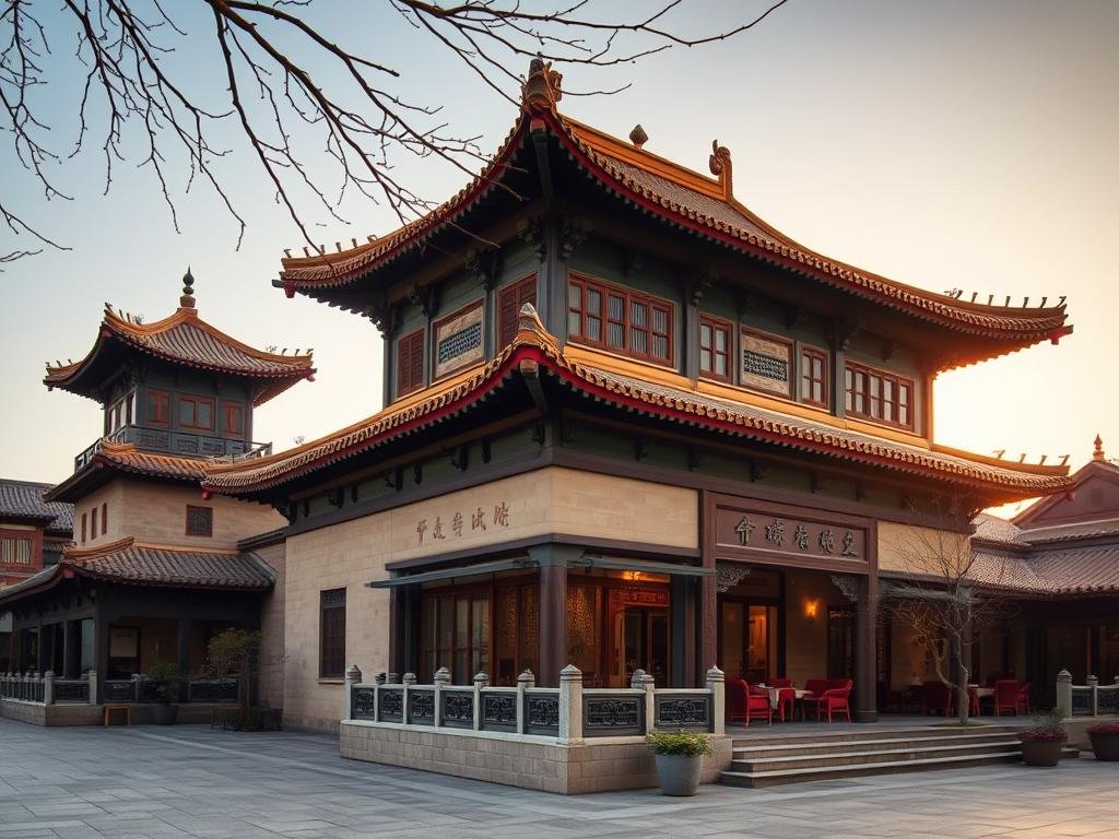 Luoyang's Temple of Confucius with traditional Chinese hotel architecture, showcasing best hotels in China for cultural and historical experiences