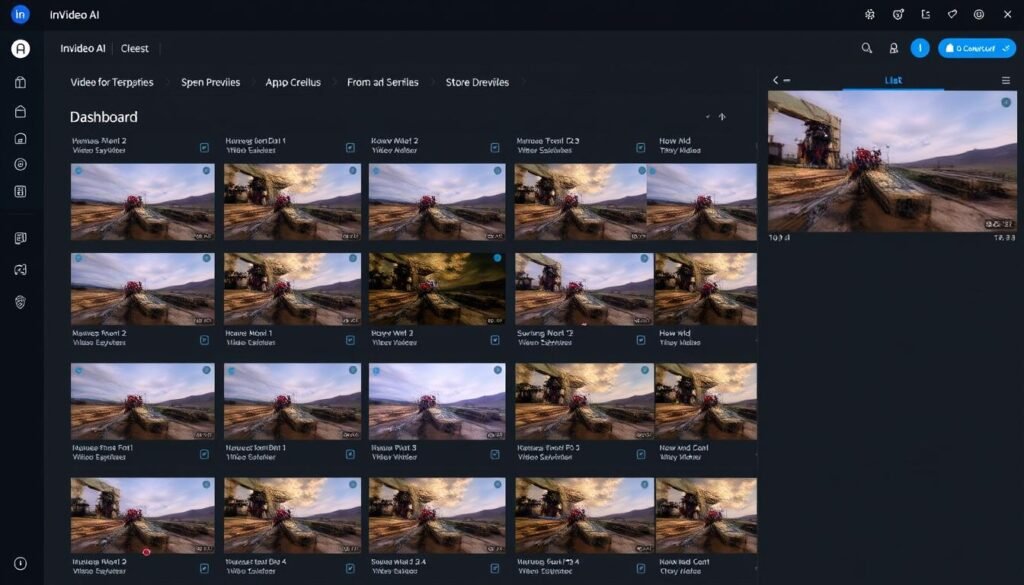 Multiple videos being created simultaneously with InVideo AI video generator