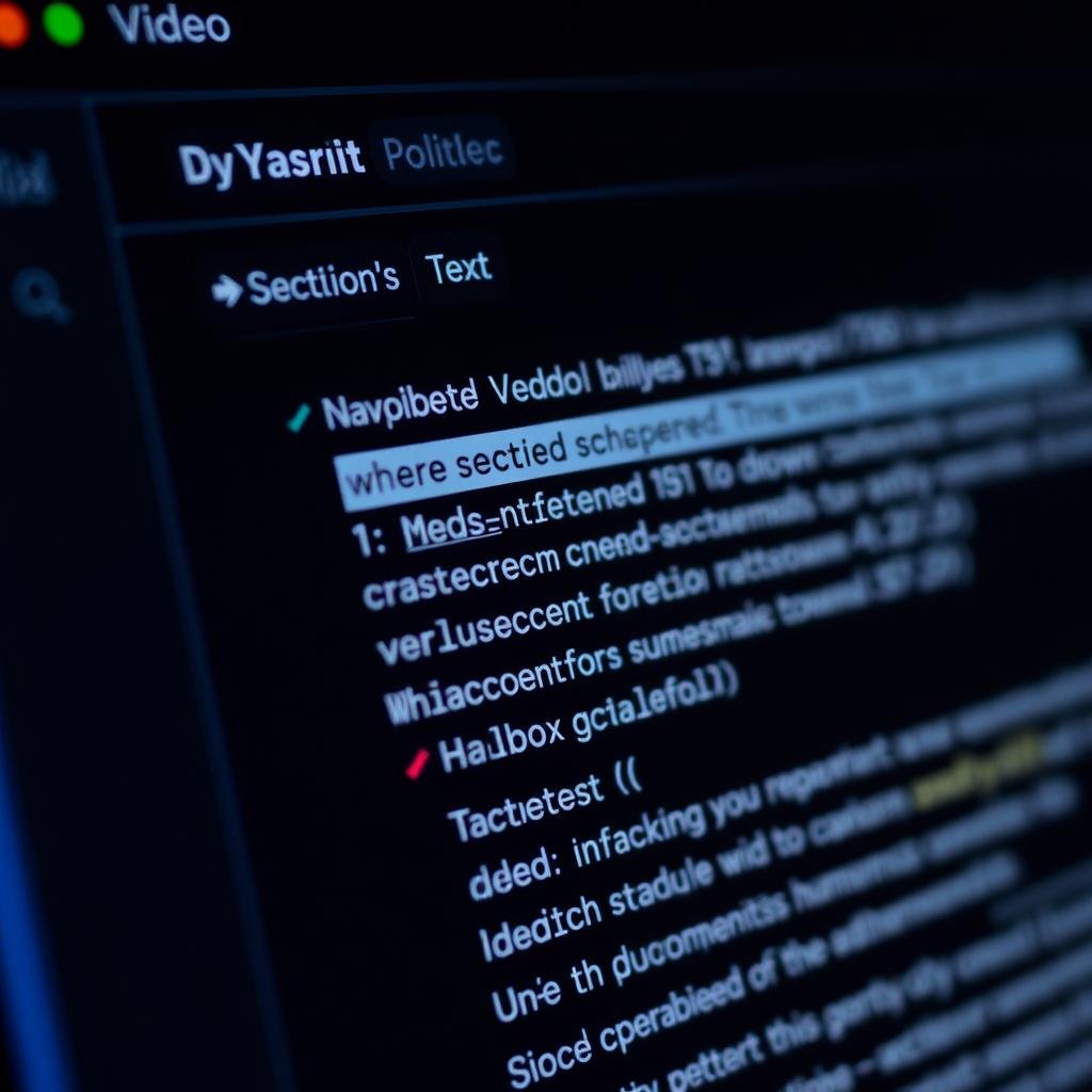 Text-to-script conversion in InVideo AI video generator