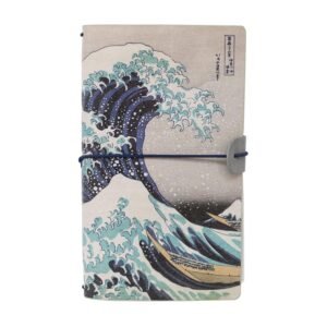 Grupo Erik Travel Journal Notebook Hokusai | Travel Accessories For Women & For Men, Travelling Essentials, Diary Planner Notebook | Japanese Art Gifts Under 15 Pounds
